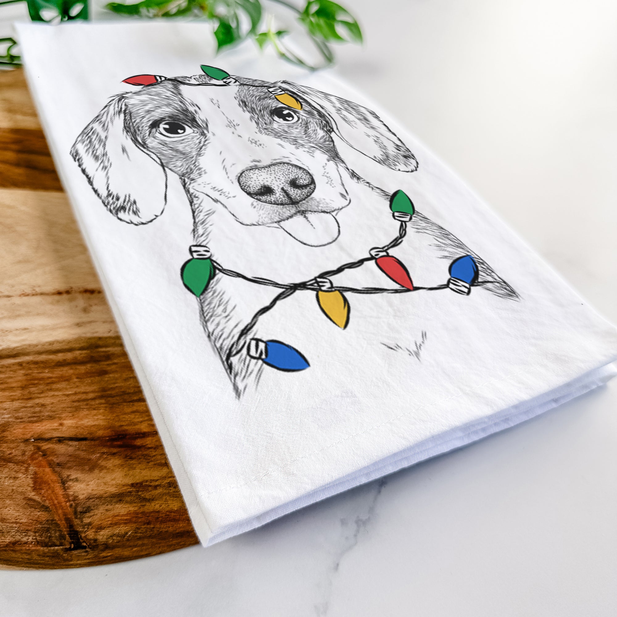 SophiePea the Mixed Breed Tea Towel