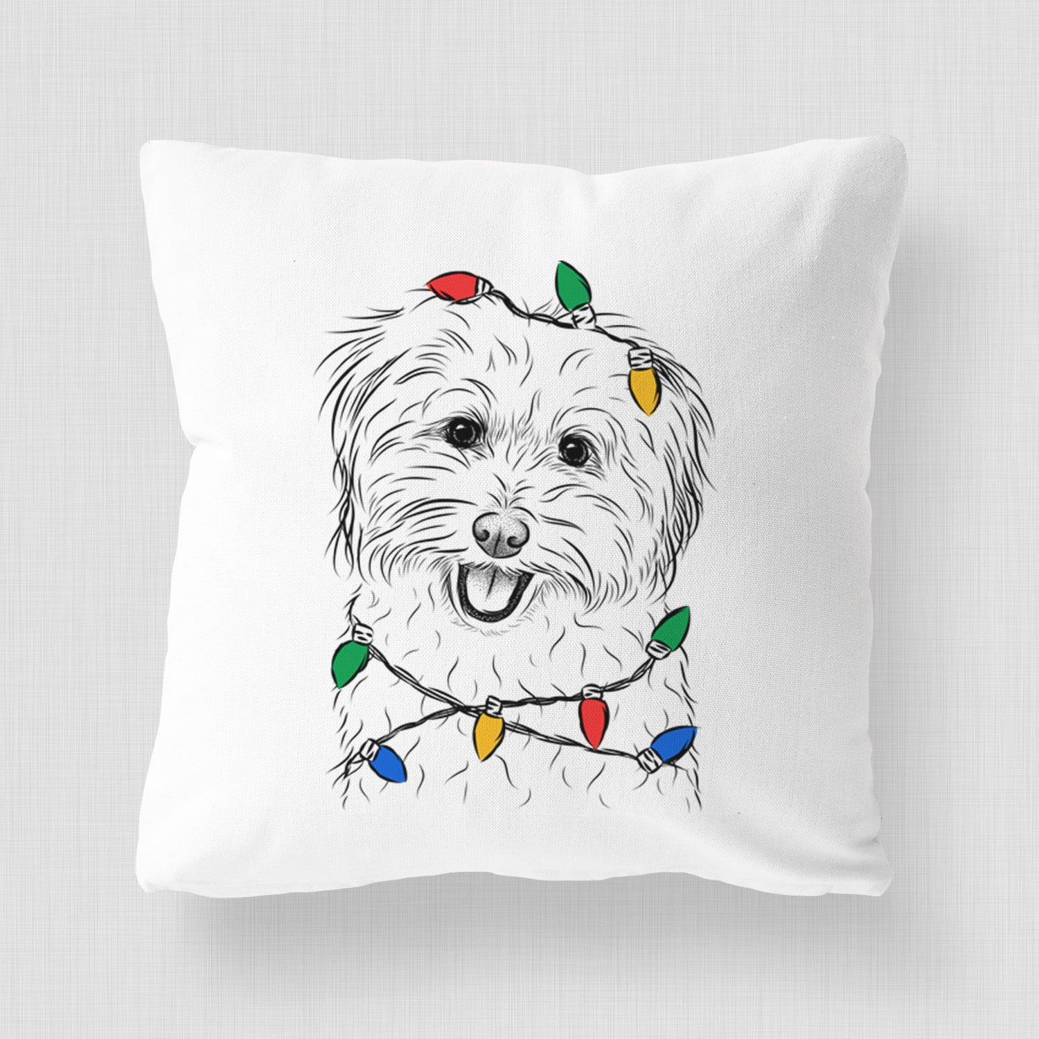 Sophie Quinn the Havanese - Throw Pillow Cover