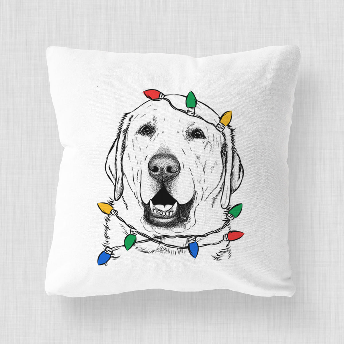 Sparks the Labrador Retriever - Throw Pillow Cover