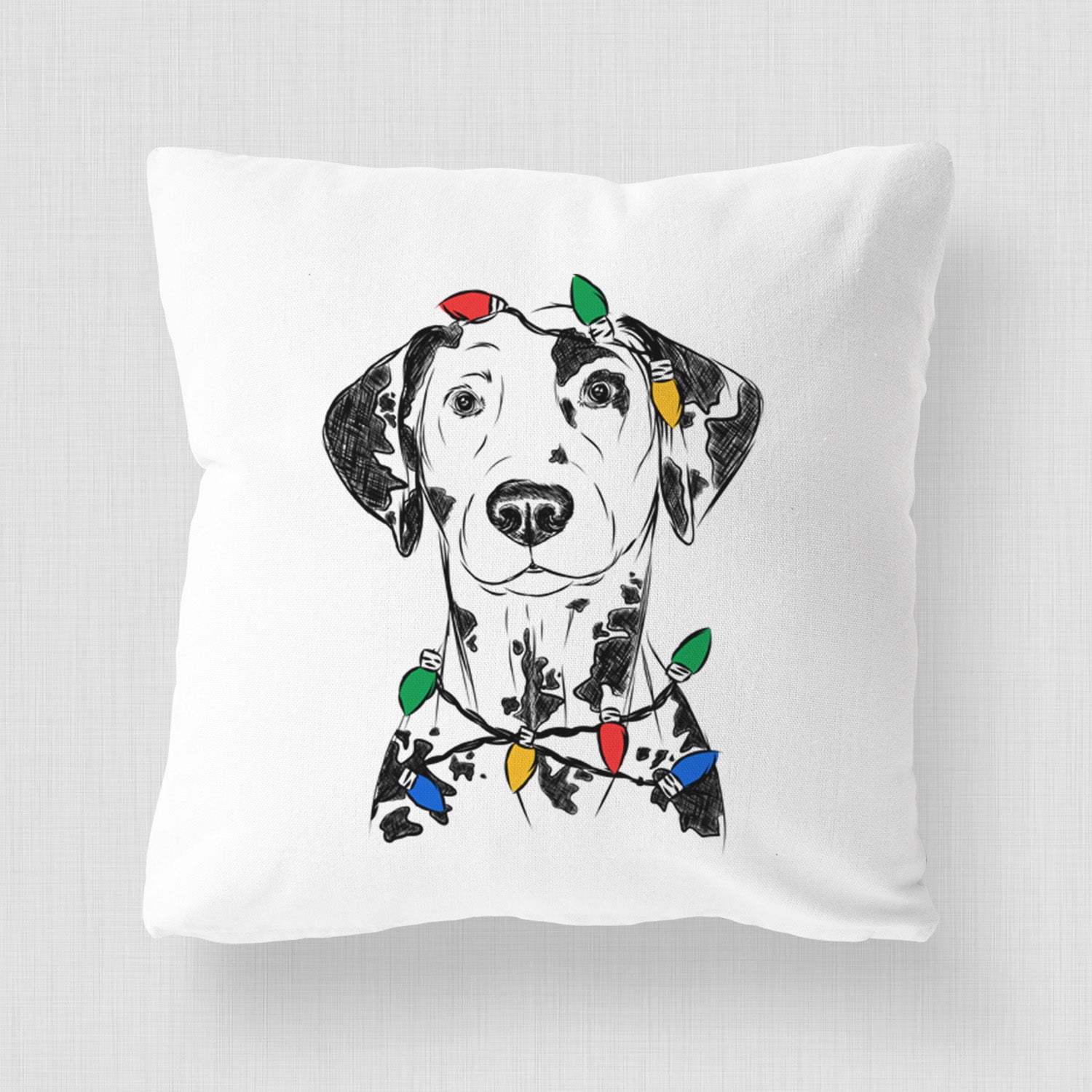 Spot the Dalmatian - Throw Pillow Cover