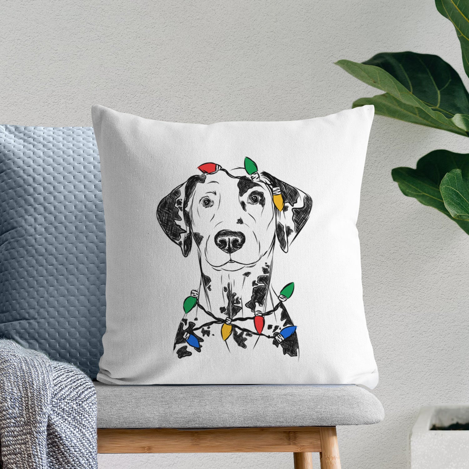 Spot the Dalmatian - Throw Pillow Cover