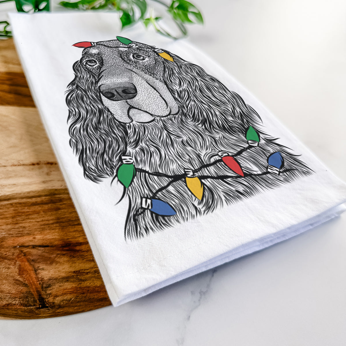 Stormy the Gordon Setter Tea Towel
