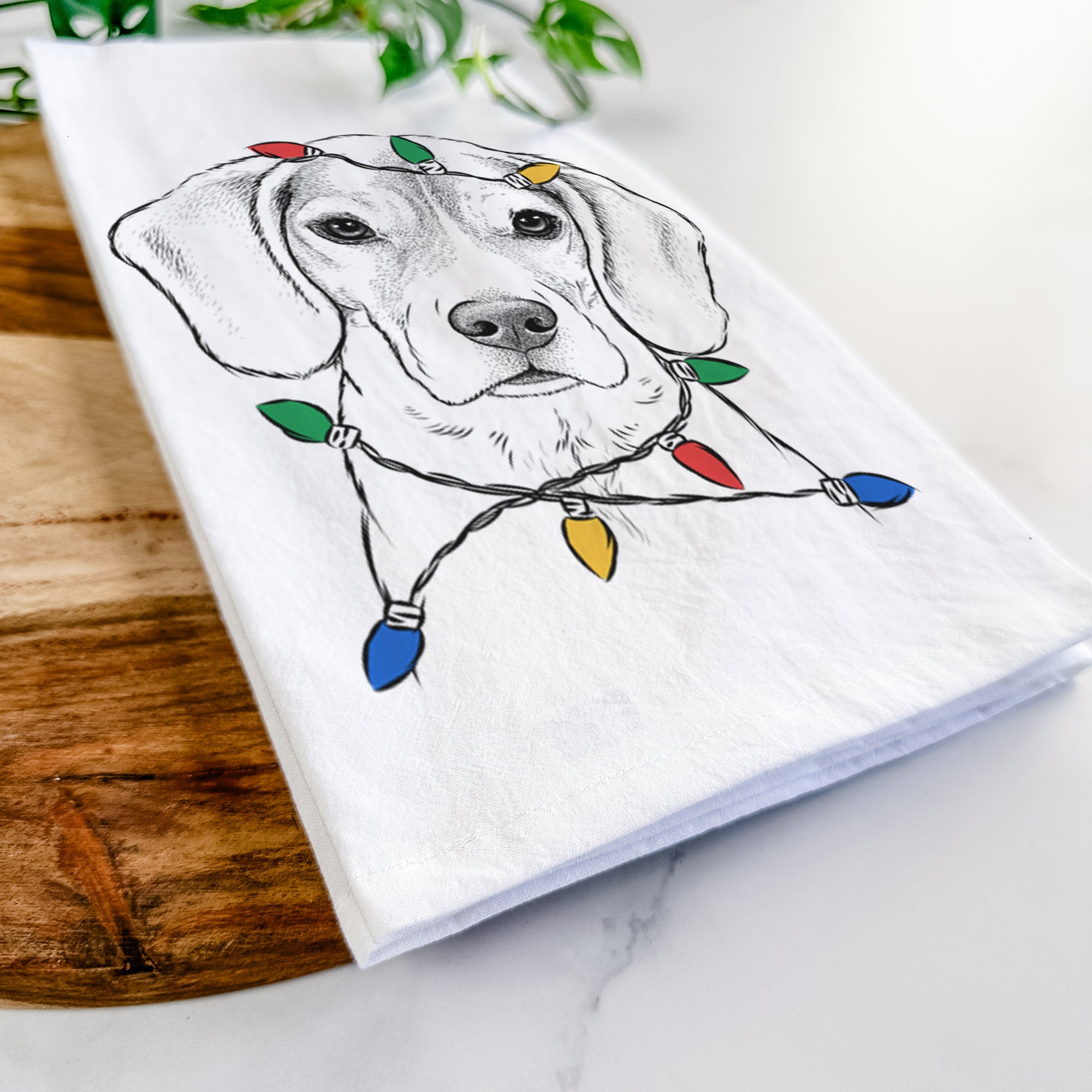 Thea the Beagle Tea Towel