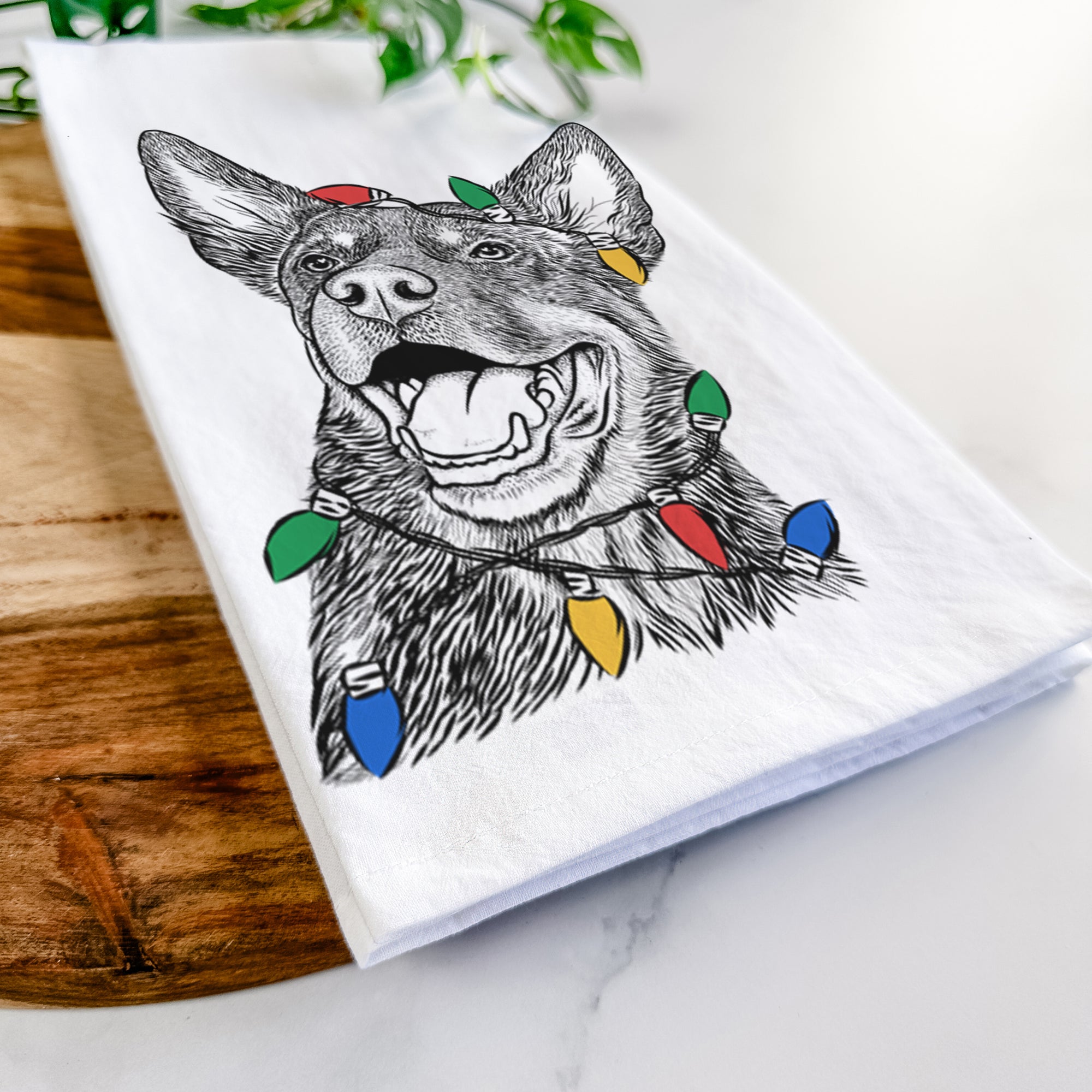 Tucker the Australian Kelpie Tea Towel