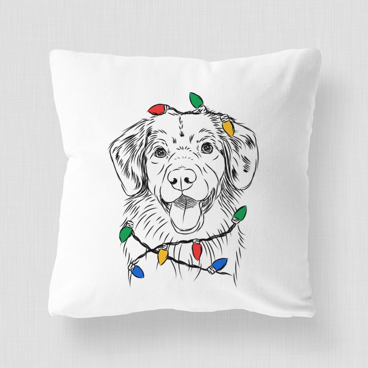 Weston the Nova Scotia Duck Tolling Retriever - Throw Pillow Cover