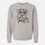 Christmas Lights Wrigley the Schnauzer - Unisex Pigment Dyed Crew Sweatshirt