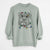 Christmas Lights Wrigley the Schnauzer - Unisex Pigment Dyed Crew Sweatshirt