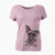 Christmas Lights Zoey the Mixed Breed - Women's Perfect V-neck Shirt