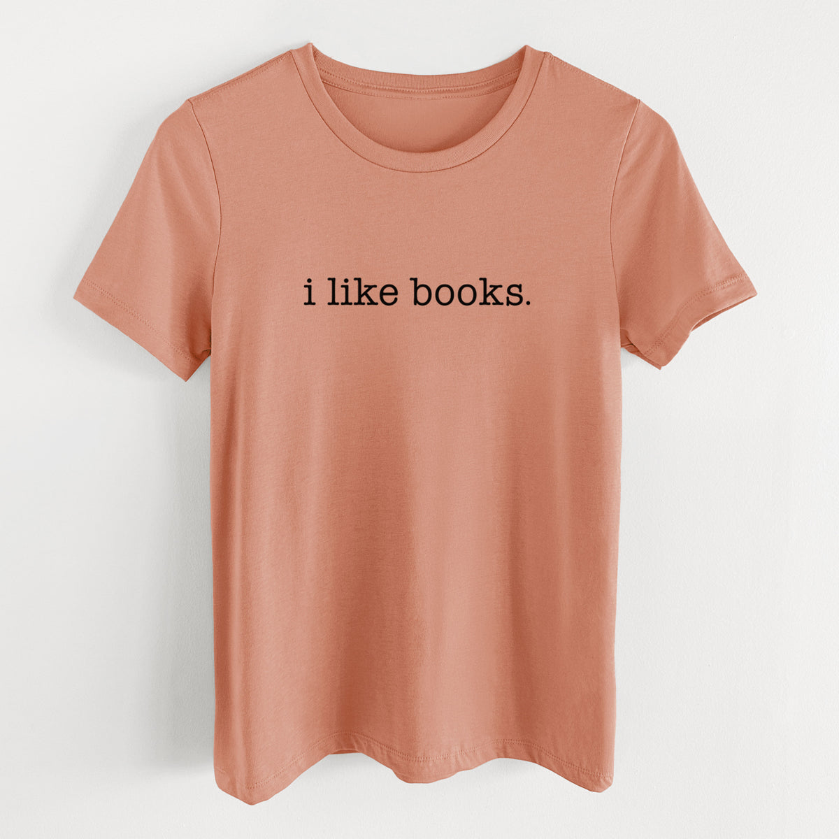 i like books. - Women's Lightweight Relaxed Fit 100% Cotton Crewneck