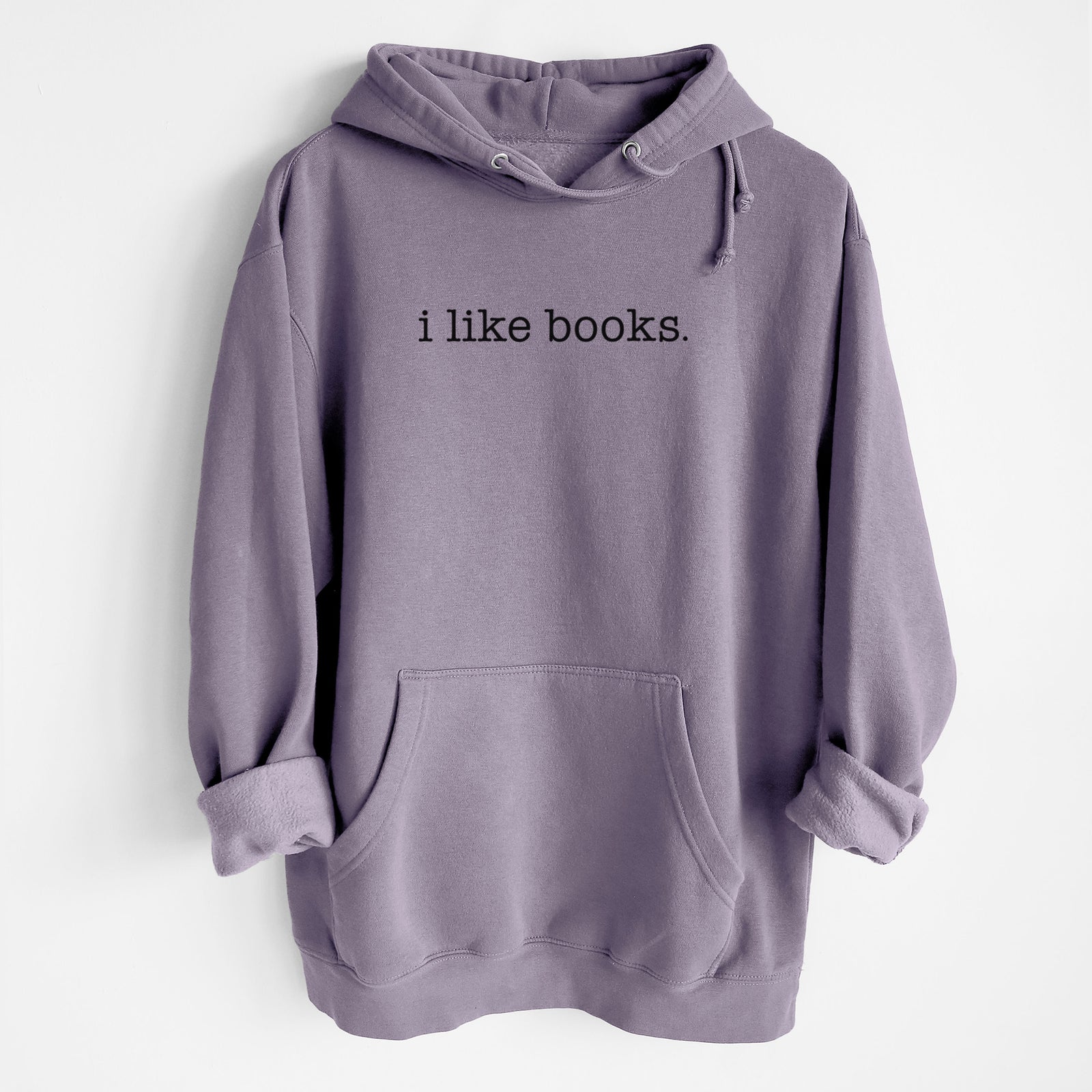i like books. - Heavyweight Fleece Hoodie