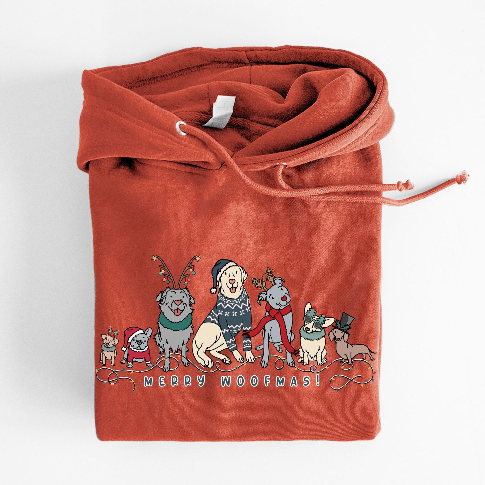 CLOSEOUT Merry Woofmas - Heavyweight Fleece Hoodie