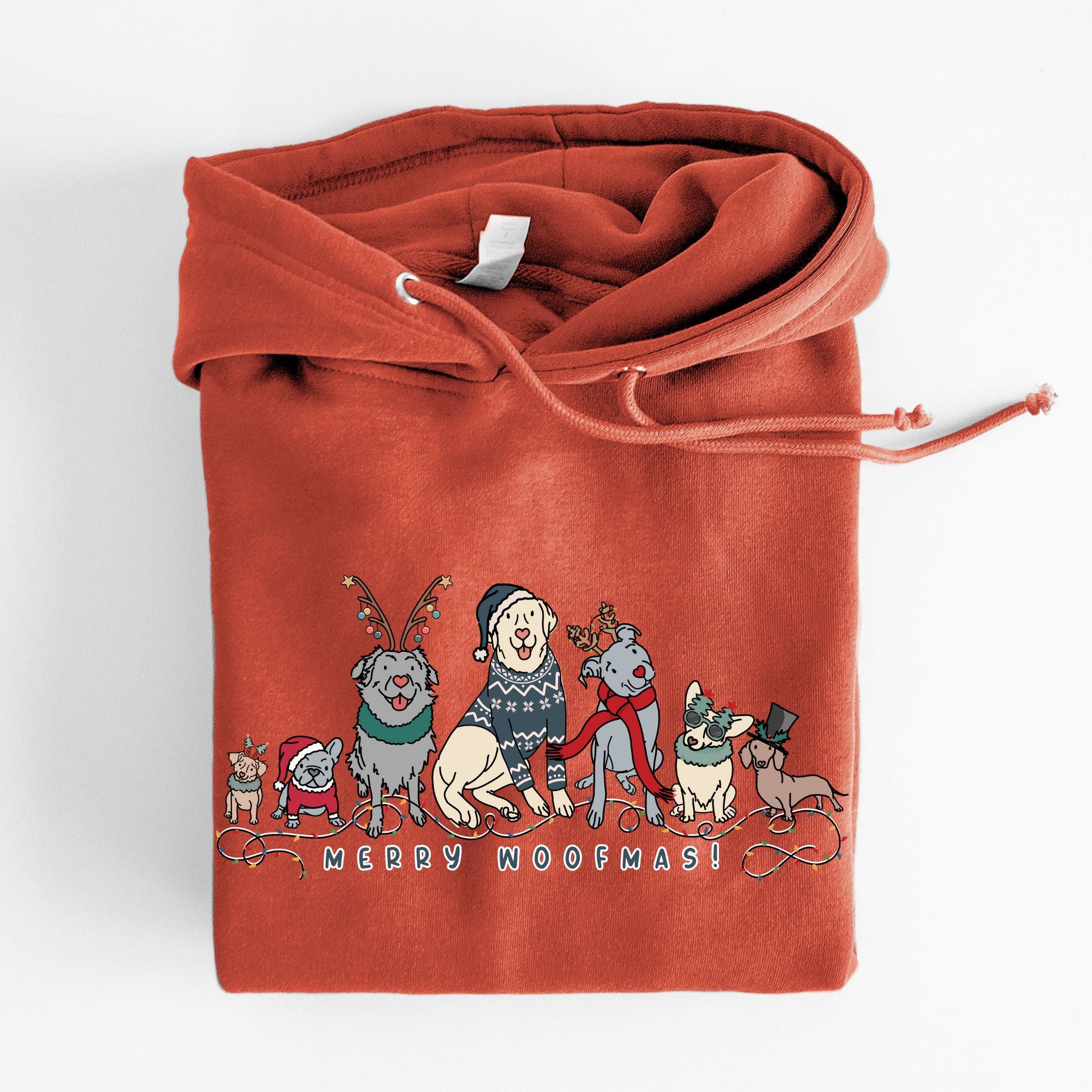 CLOSEOUT Merry Woofmas - Heavyweight Fleece Hoodie