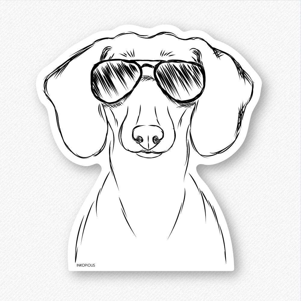 Hans - Dachshund - Decal Sticker