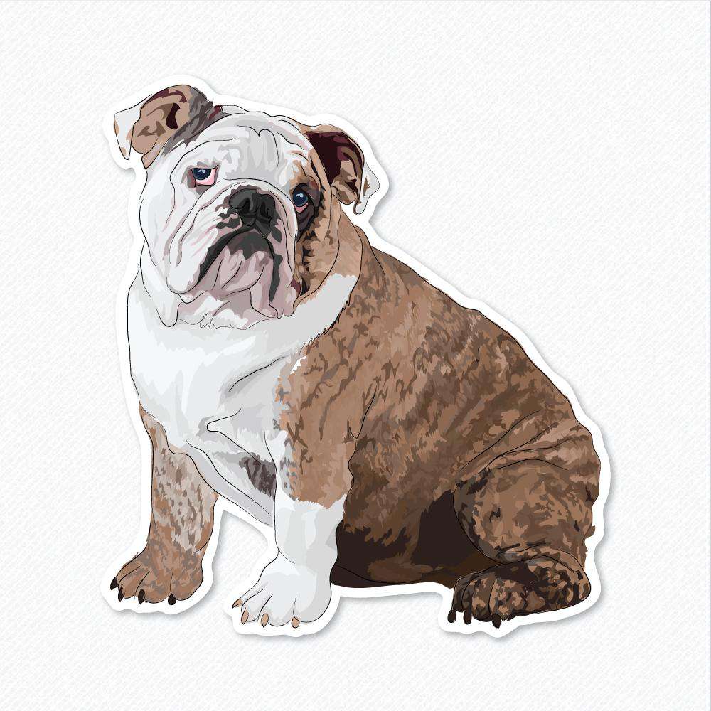 Hamilton - English Bulldog - Decal Sticker