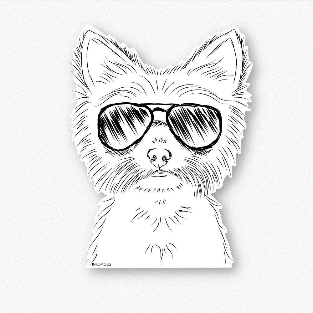 Farva - Yorkie - Decal Sticker