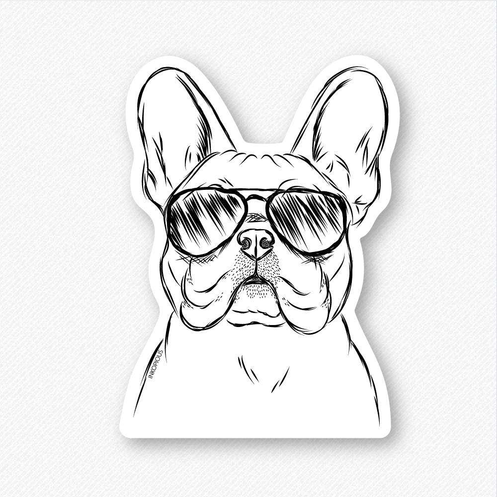 Franco - French Bulldog - Decal Sticker