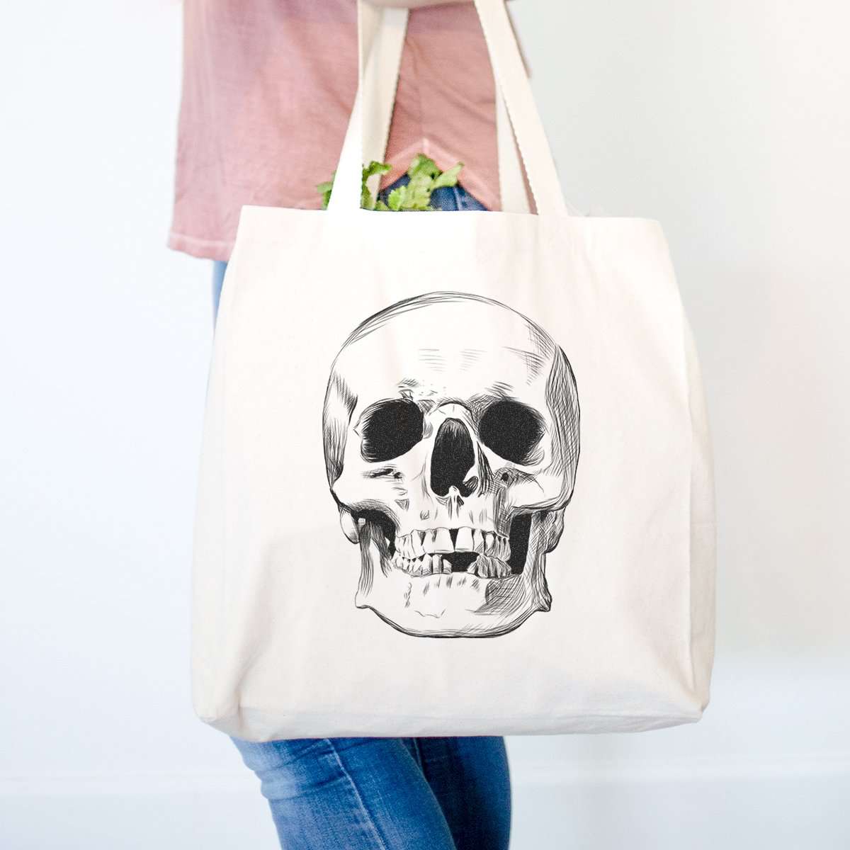 Human Skull - Tote Bag