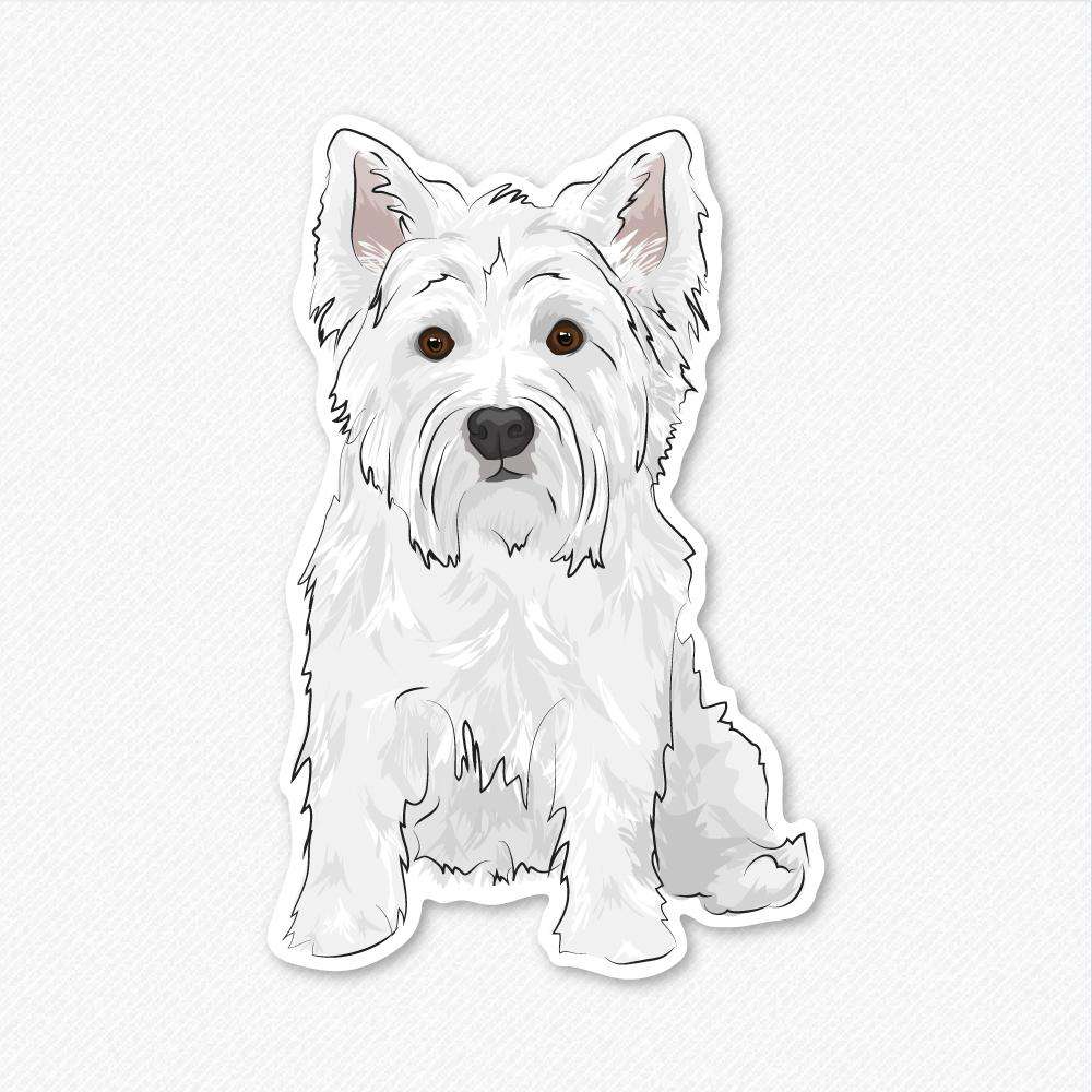 Darla - Westie - Decal Sticker