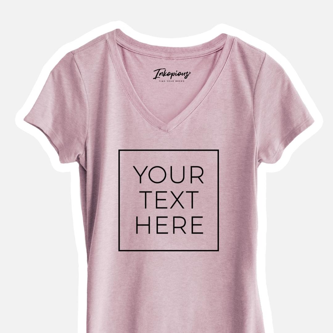 Create Your Own - Custom Boxed Women's V-Neck