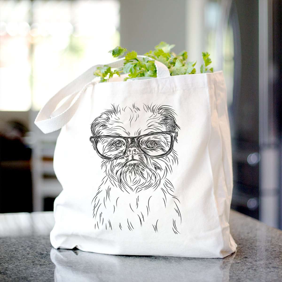 Digby the Brussels Griffon - Tote