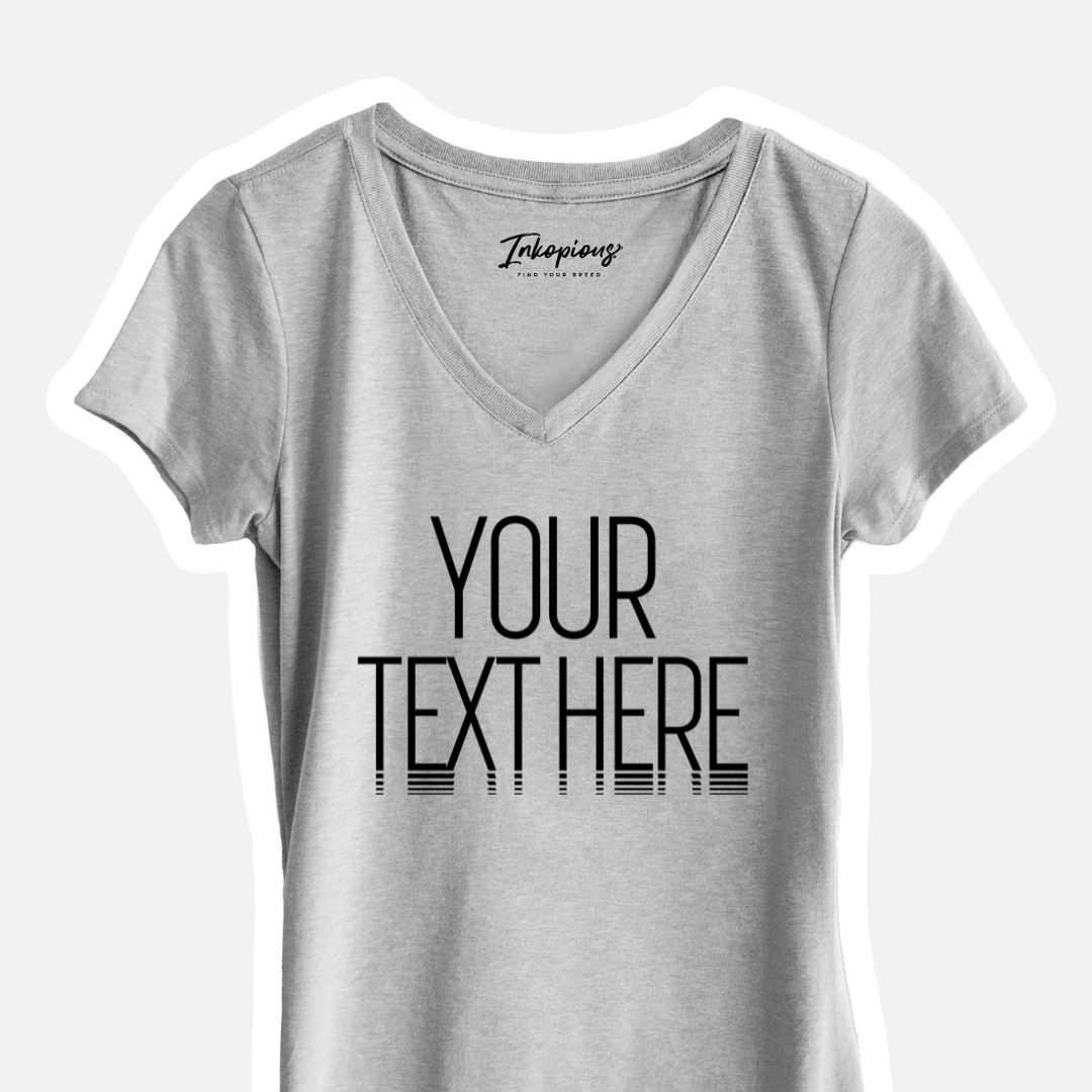 Create Your Own - Custom Reflections Women's V-Neck