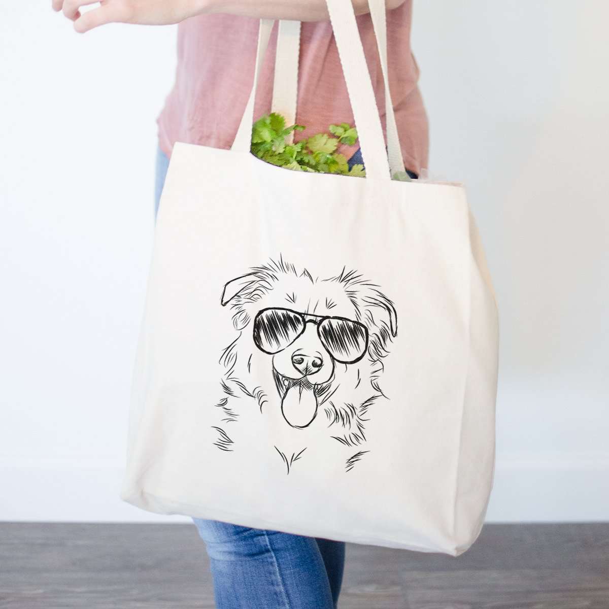 Tucker the Border Collie/Shepherd - Tote Bag