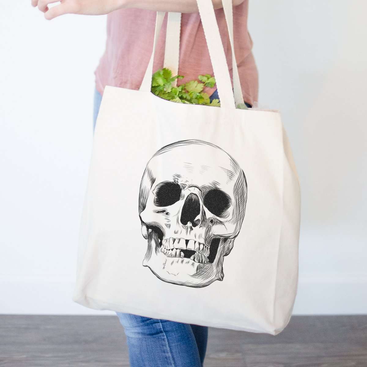 Human Skull - Tote Bag