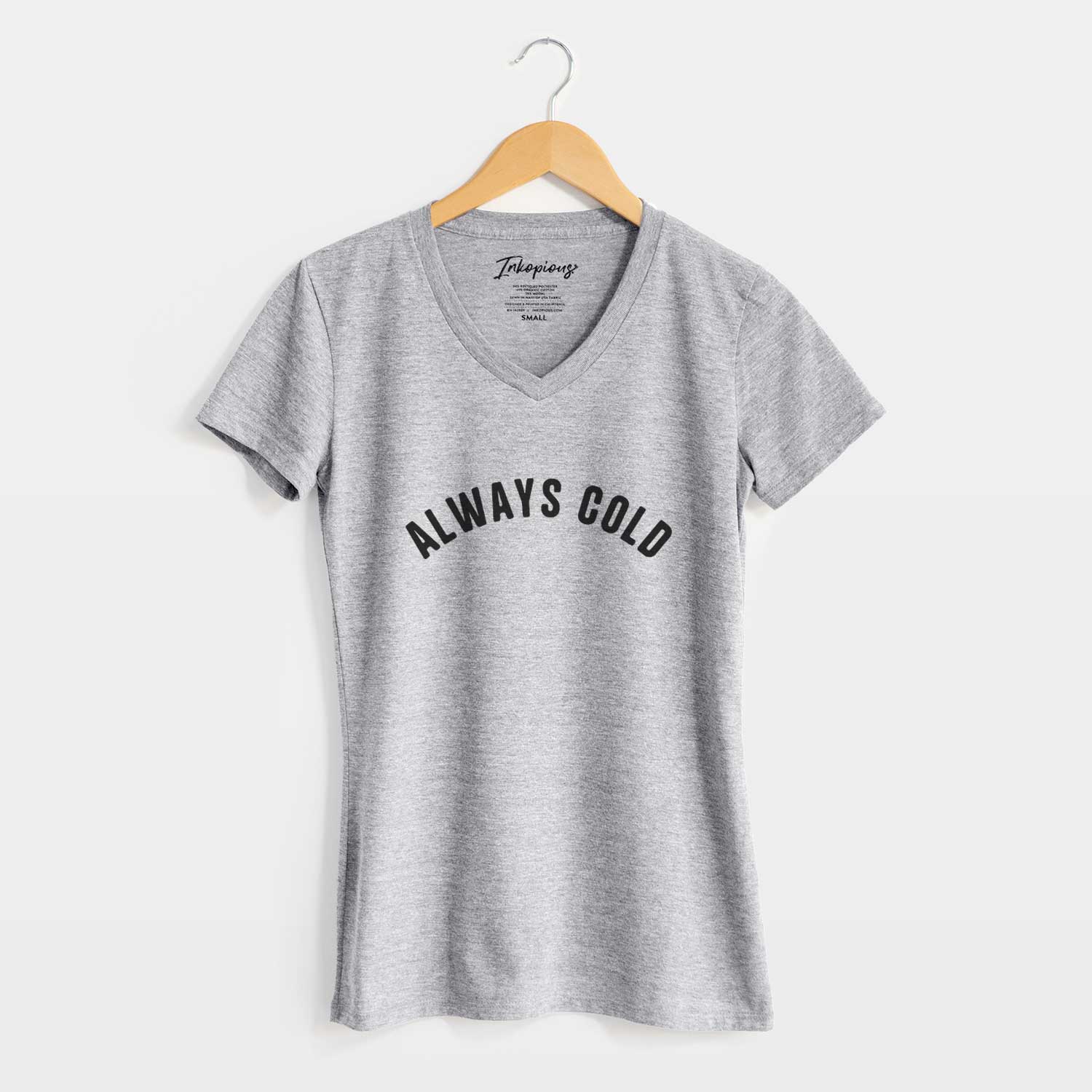 Always Cold - Articulate Collection - Women's V-neck Shirt