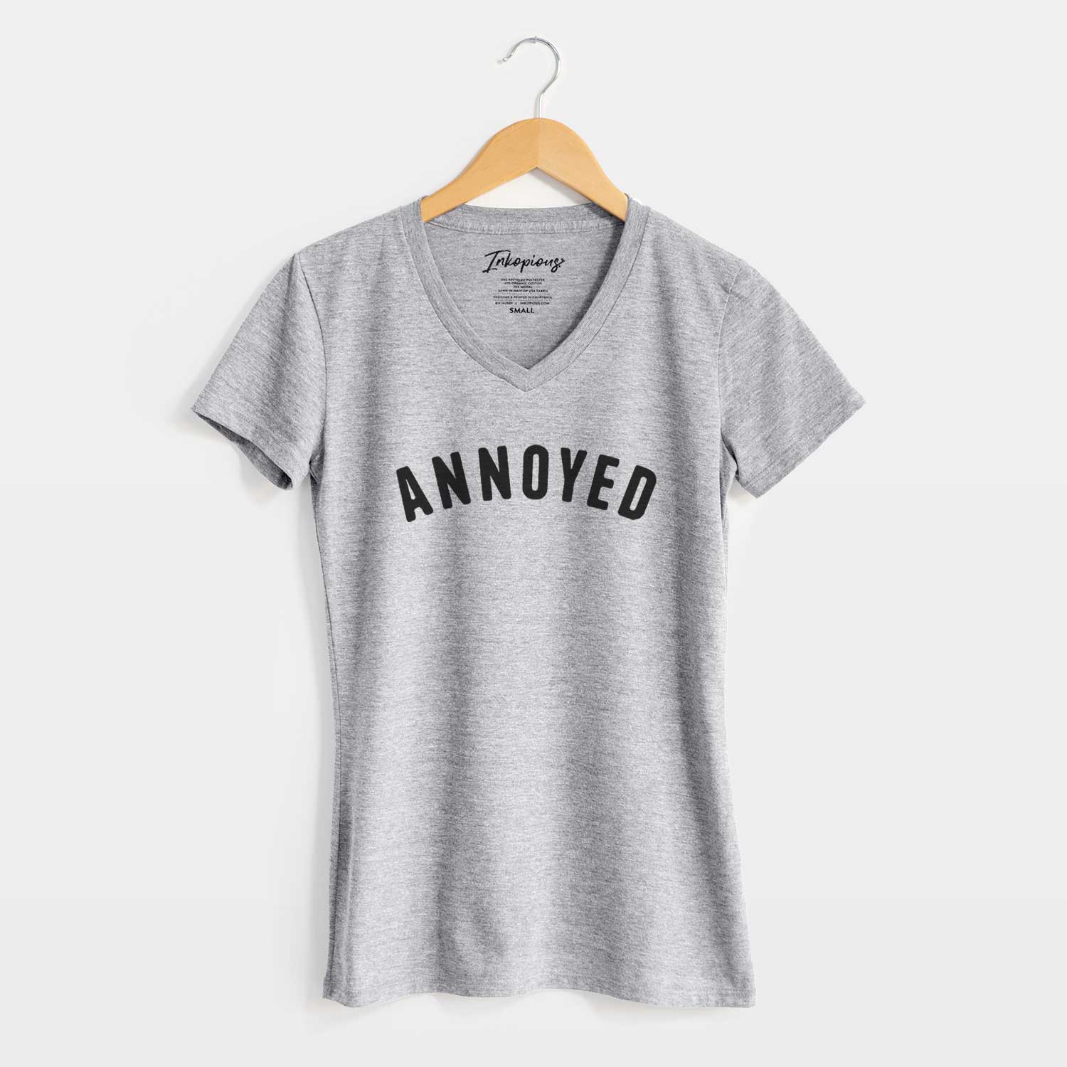 Annoyed - Articulate Collection - Women's V-neck Shirt