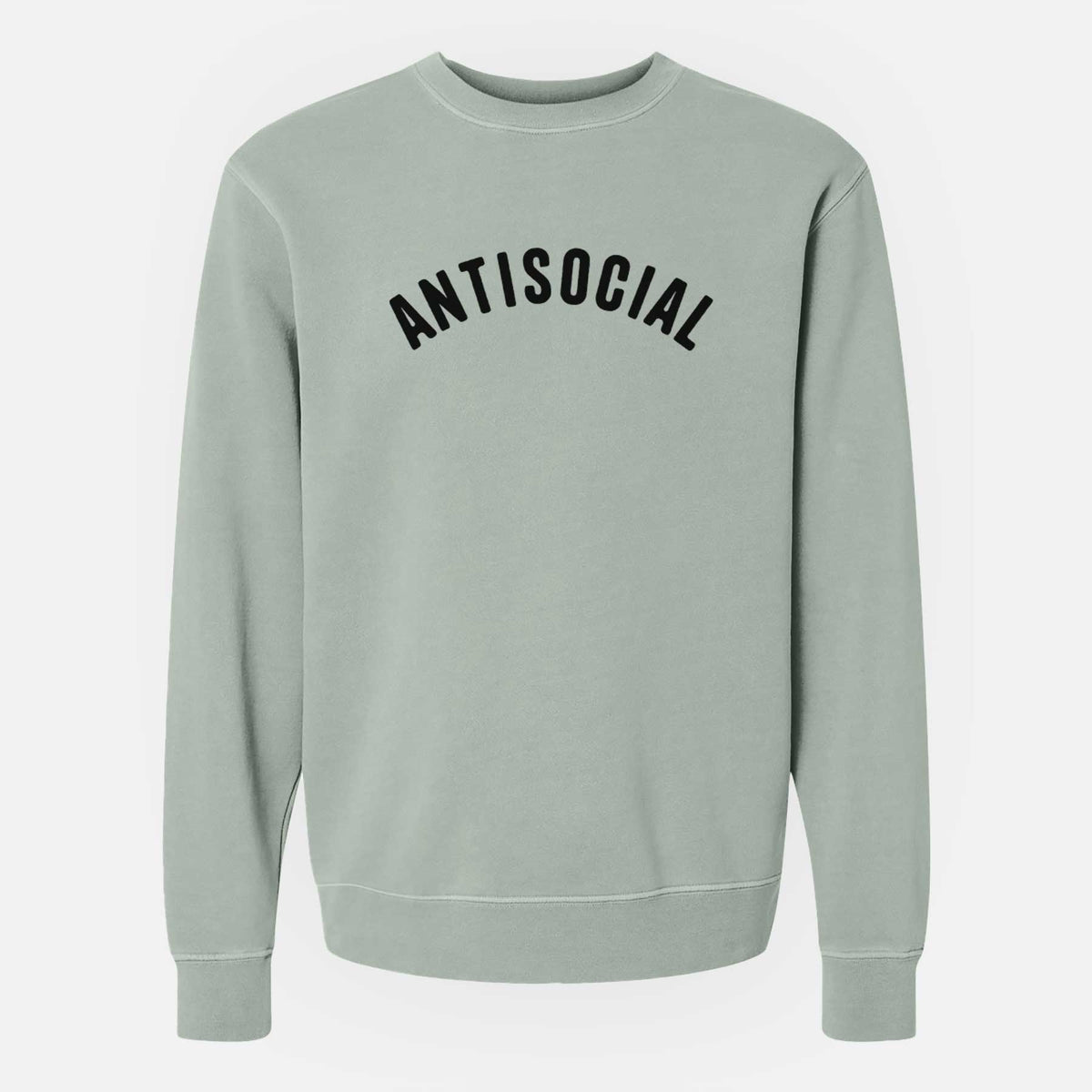 Antisocial - Articulate Collection - Unisex Pigment Dyed Crew Sweatshirt
