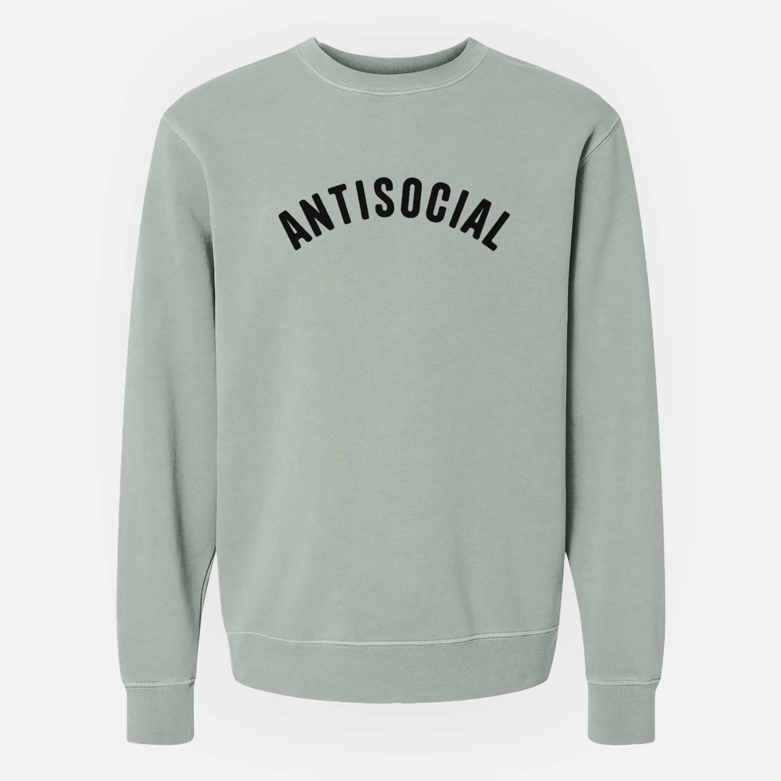 Antisocial - Articulate Collection - Unisex Pigment Dyed Crew Sweatshirt