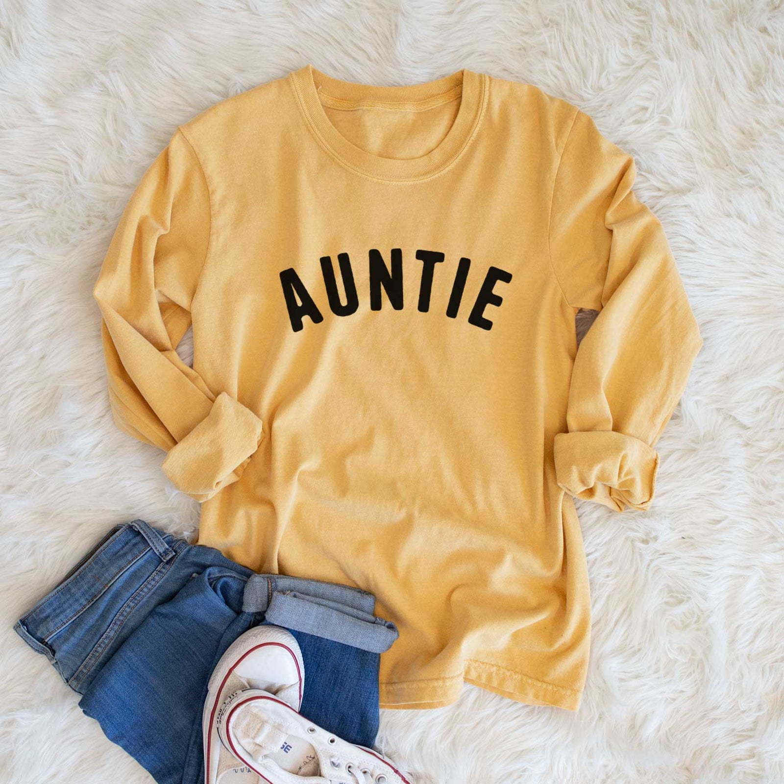 Auntie - Articulate Collection - Heavyweight 100% Cotton Long Sleeve