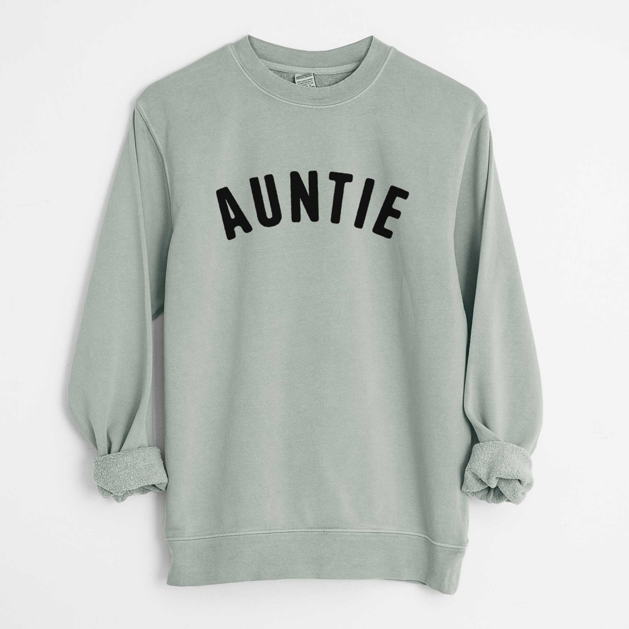 Auntie - Articulate Collection - Unisex Pigment Dyed Crew Sweatshirt