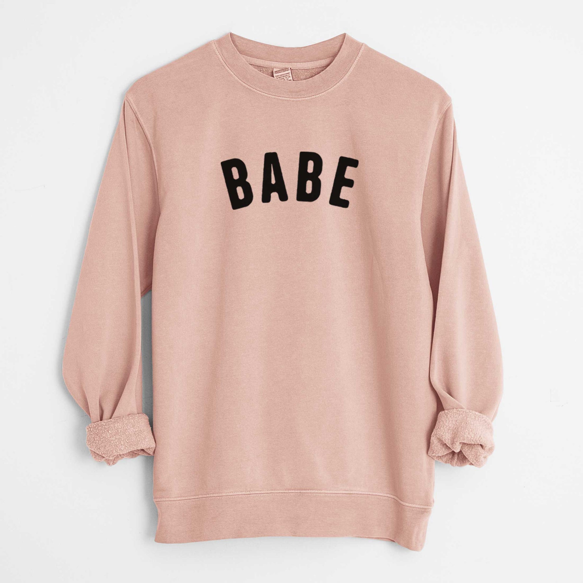 Babe - Articulate Collection - Unisex Pigment Dyed Crew Sweatshirt