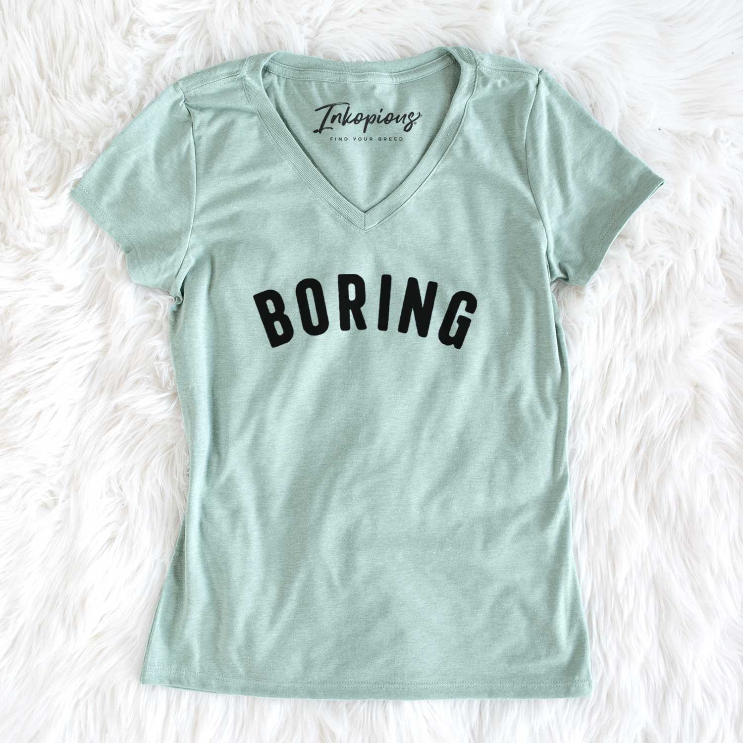 Boring - Articulate Collection - Women's V-neck Shirt