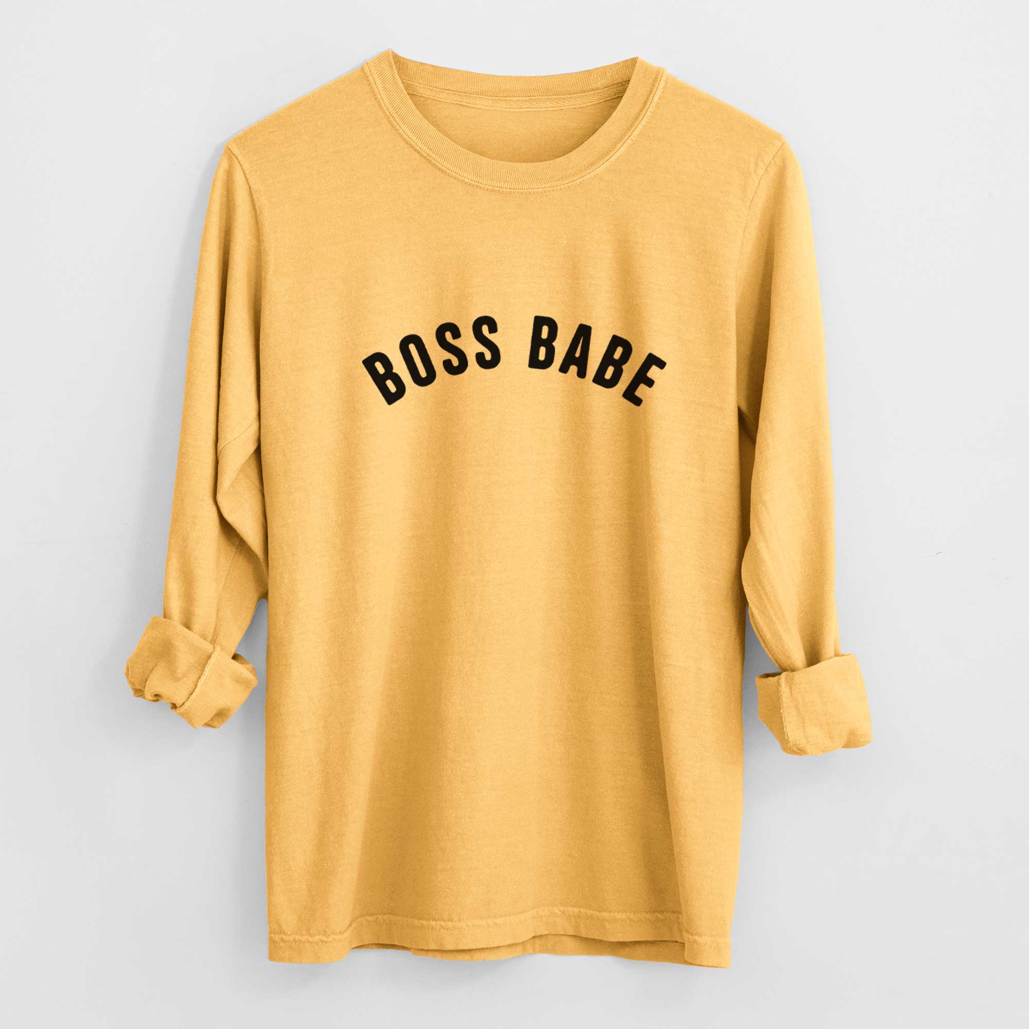 Boss Babe - Articulate Collection - Heavyweight 100% Cotton Long Sleeve