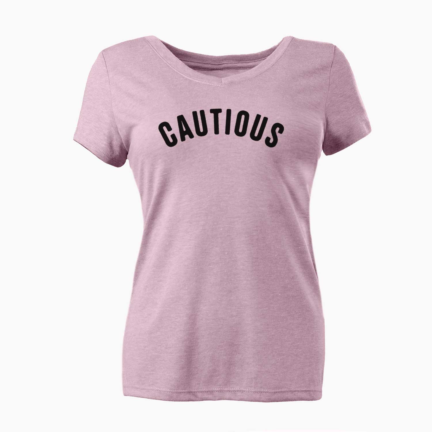 Cautious - Articulate Collection - Women's V-neck Shirt