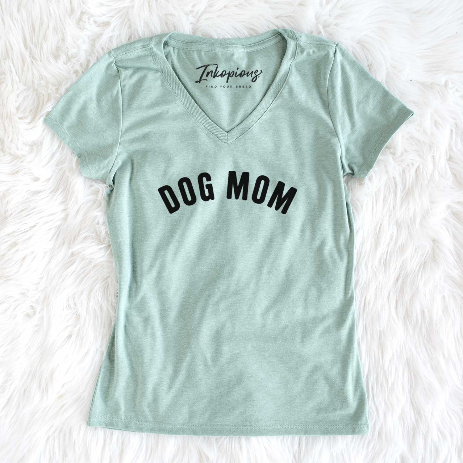 Dog Mom - Articulate Collection - Women's V-neck Shirt