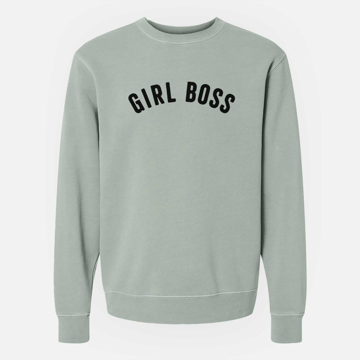 Girl Boss - Articulate Collection - Unisex Pigment Dyed Crew Sweatshirt