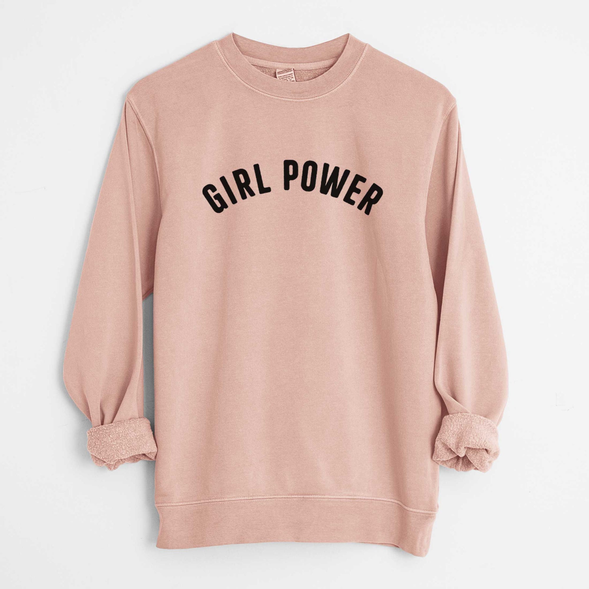 Girl Power - Articulate Collection - Unisex Pigment Dyed Crew Sweatshirt