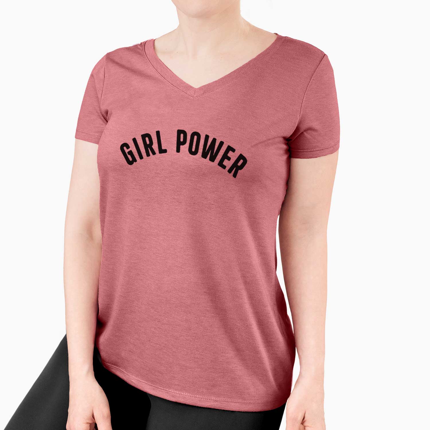 Girl Power - Articulate Collection - Women's V-neck Shirt