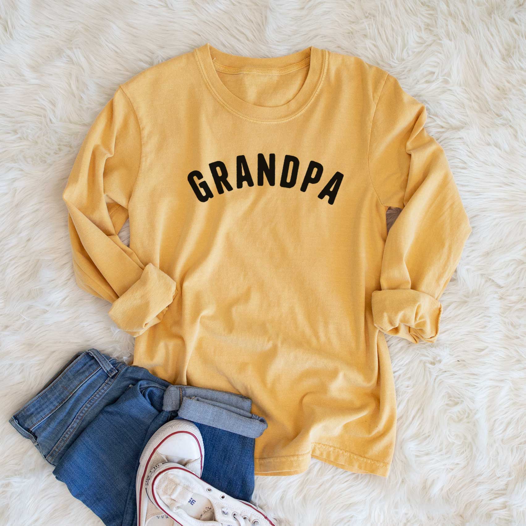 Grandpa - Articulate Collection - Heavyweight 100% Cotton Long Sleeve