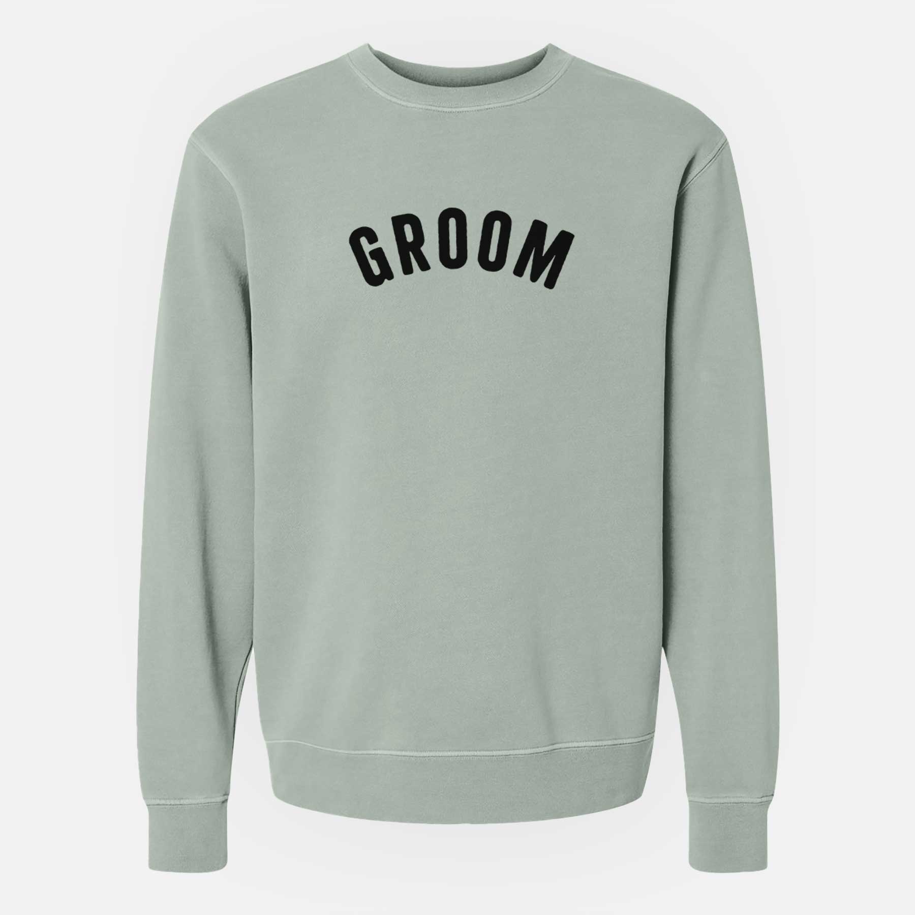 Groom - Articulate Collection - Unisex Pigment Dyed Crew Sweatshirt