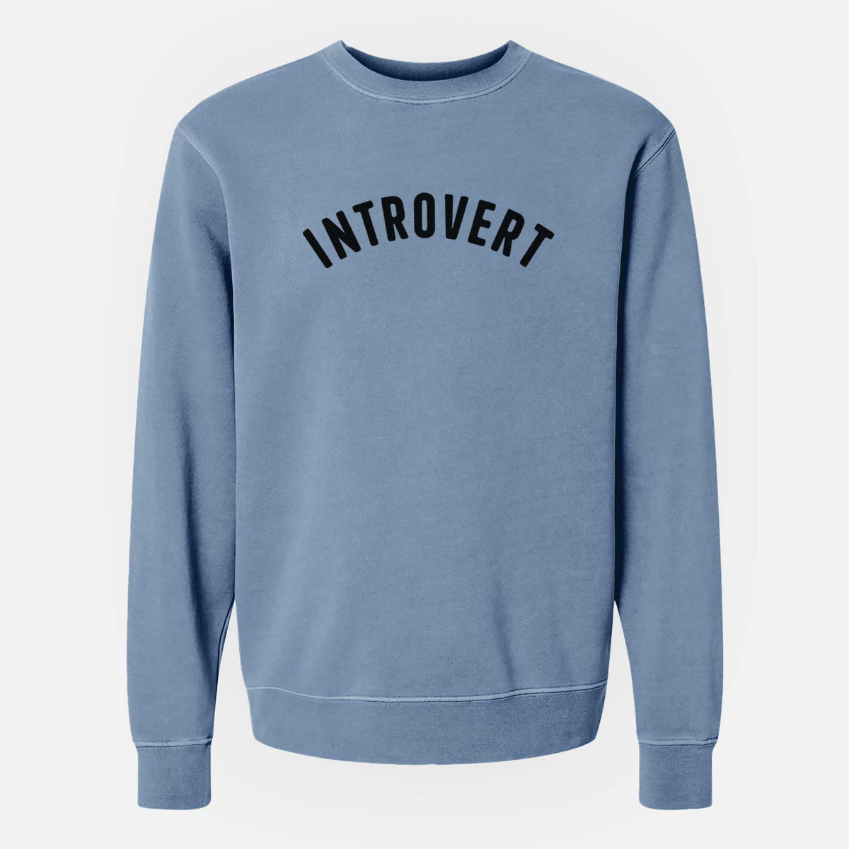 Introvert - Articulate Collection - Unisex Pigment Dyed Crew Sweatshirt