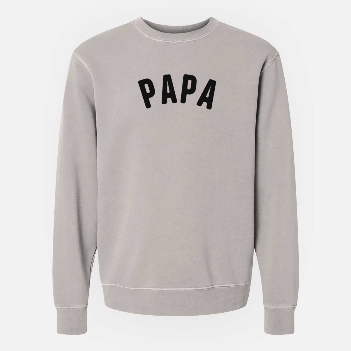 Papa - Articulate Collection - Unisex Pigment Dyed Crew Sweatshirt