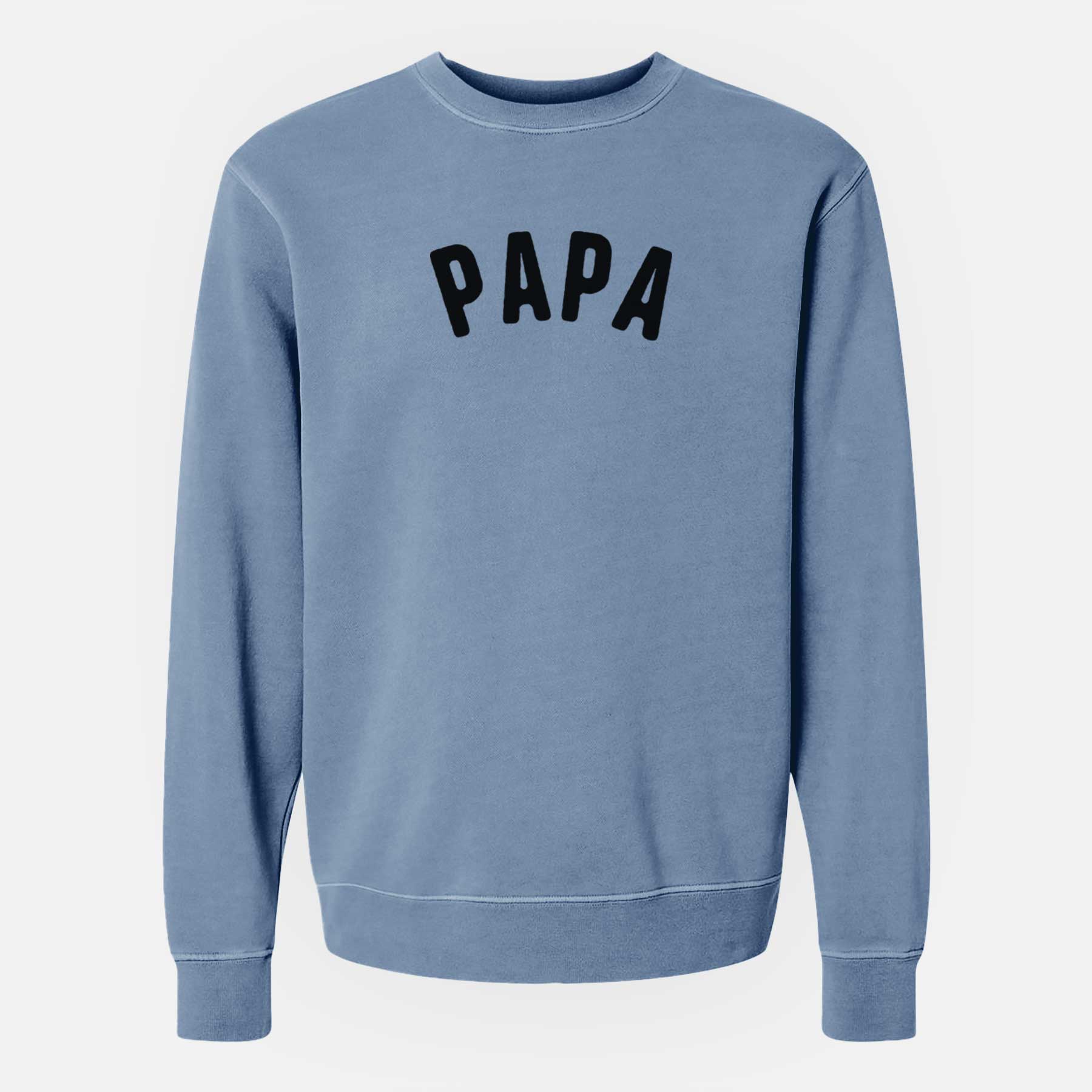 Papa - Articulate Collection - Unisex Pigment Dyed Crew Sweatshirt