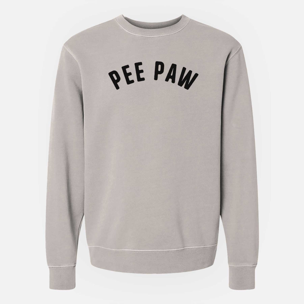 Pee Paw - Articulate Collection - Unisex Pigment Dyed Crew Sweatshirt