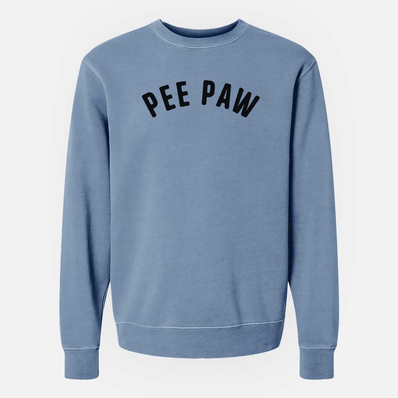 Pee Paw - Articulate Collection - Unisex Pigment Dyed Crew Sweatshirt