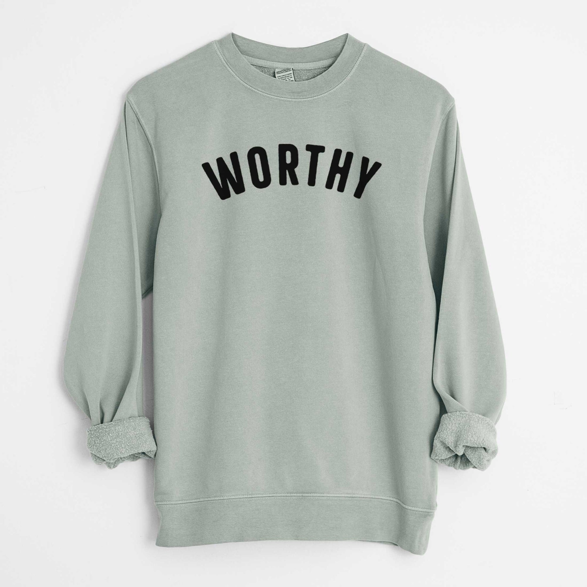 Worthy - Articulate Collection - Unisex Pigment Dyed Crew Sweatshirt