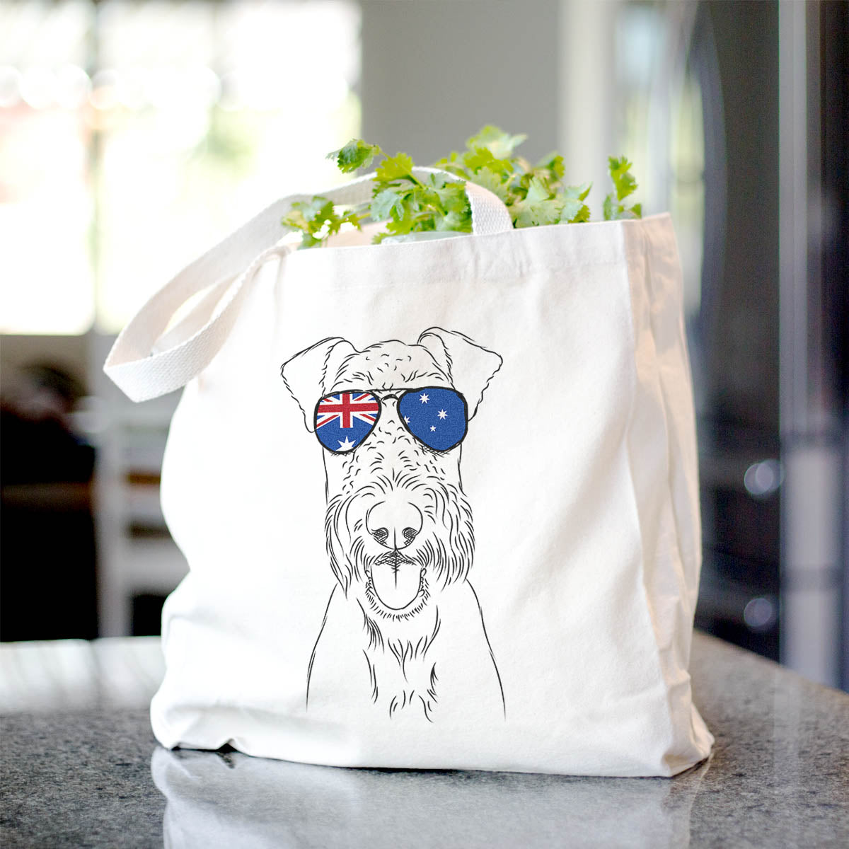 Andy the Airedale Terrier - Tote Bag